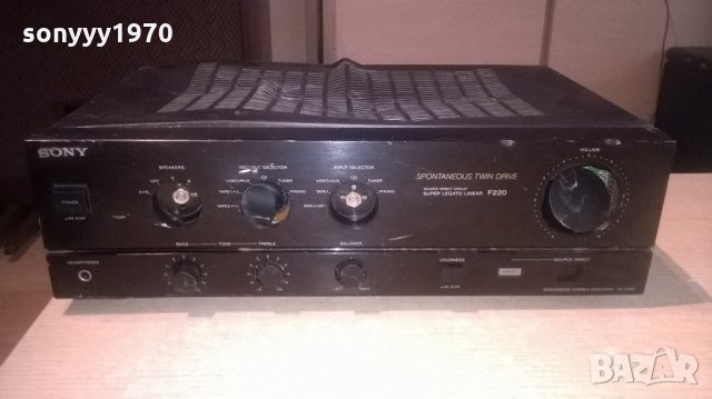 sony ta-f220 stereo amplifier-за ремонт/части-внос швеицария, снимка 6 - Ресийвъри, усилватели, смесителни пултове - 22301676