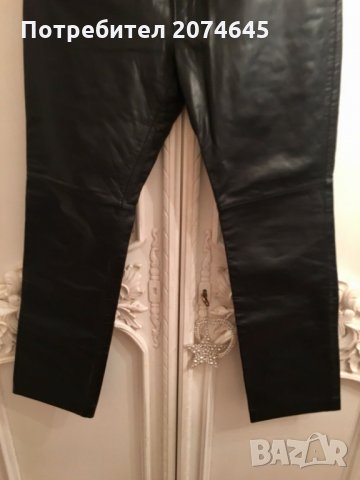 Панталон Gap-100% кожа/черен, снимка 3 - Панталони - 22787641
