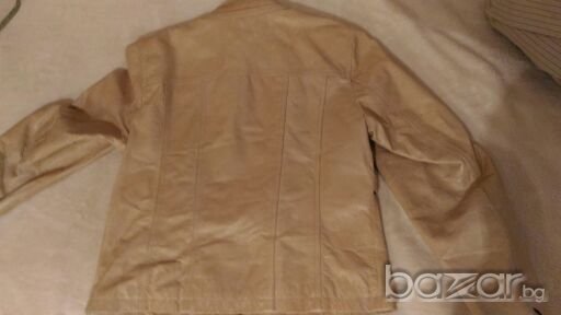 Продавам яке от естествена кожа интересен модел. Размер 46, снимка 2 - Якета - 19612490