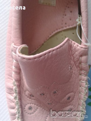Детски мокасини за момиче от еко кожа, в розово, анатомично стъпало, снимка 3 - Детски обувки - 10185084