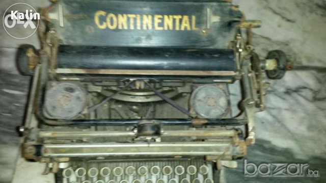 Уникално запазена пишеща машина на Кирилица Continental , снимка 9 - Копирни услуги - 11917082