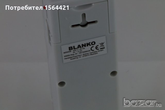 Аварийна лампа, нова, немска, 24 + 6 светодиода, 4 V 1.2 Ah , снимка 5 - Лед осветление - 18887835