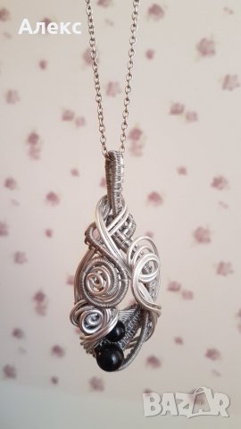 Арт колие–Ръчна изработка, Ново!, снимка 3 - Колиета, медальони, синджири - 25188023