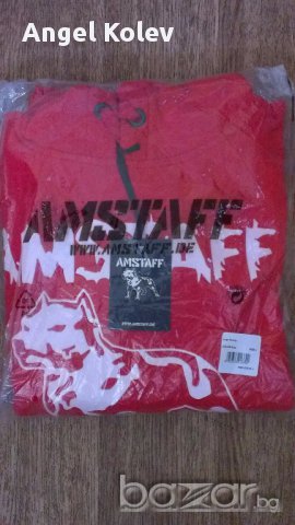  Нов мъжки суичър "AMSTAFF" -  L /нов/, снимка 3 - Суичъри - 13185199
