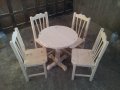 Кръгла маса и столове, снимка 12