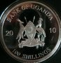 100 шилинга 2010(Hippo), Уганда, снимка 2