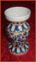 Красиво изрисувана керамична ваза –полирана(гледжосана)