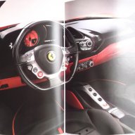 Книга списание каталог брошура автомобили Ferrari 488 GTB, снимка 8 - Списания и комикси - 10941653
