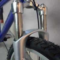 Продавам колела внос от Германия  алуминиев МТВ велосипед HIGH LANDER 26 цола преден амортисьор диск, снимка 17 - Велосипеди - 26134822