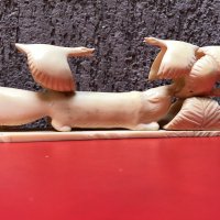 Композиция от зъб на морж-Чукотка 1970г., снимка 7 - Антикварни и старинни предмети - 13709020