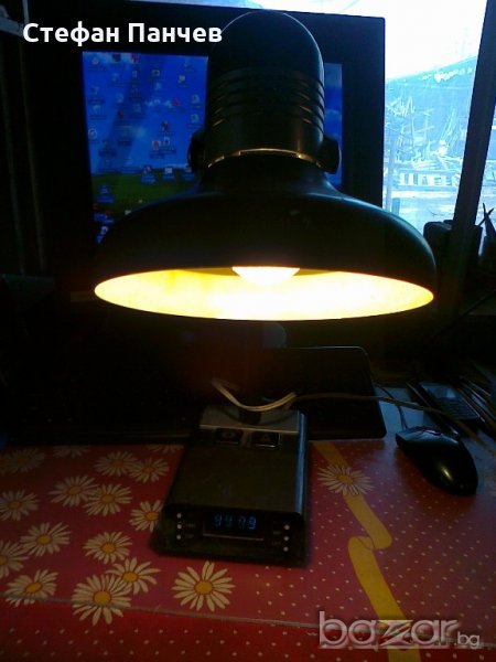 ОСВЕТИТЕЛНИ Нощни лампи - Лампа нощна Електроника с аларма и час - 25 лв. ПРОДАДЕНА, снимка 1