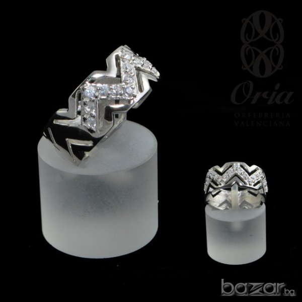  Сребърен пръстен X-r-36 , снимка 1