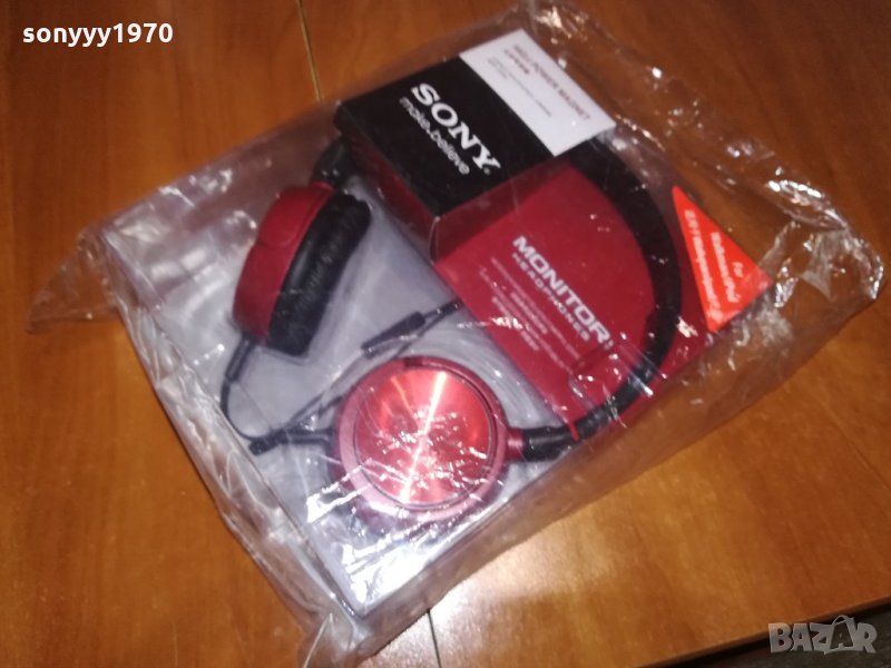 sony headphones-red-нови в кутия, снимка 1