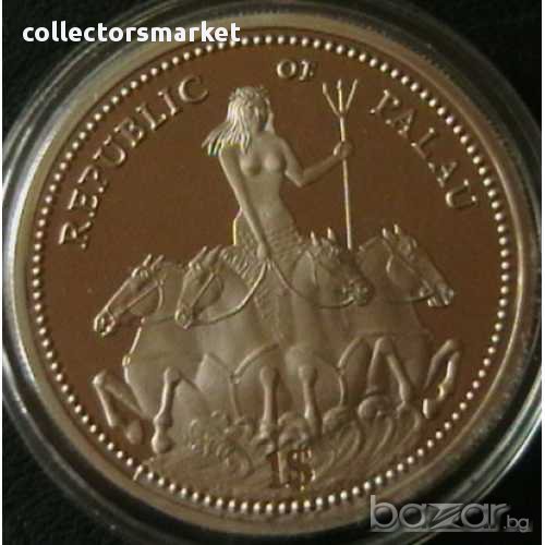 1 долар 1995(50 години ООН), Палау, снимка 1