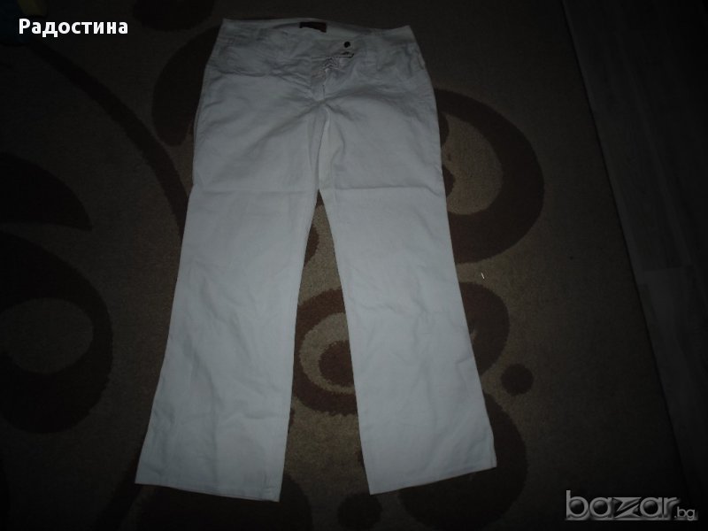 Дамски бял панталон 7,8ми, снимка 1