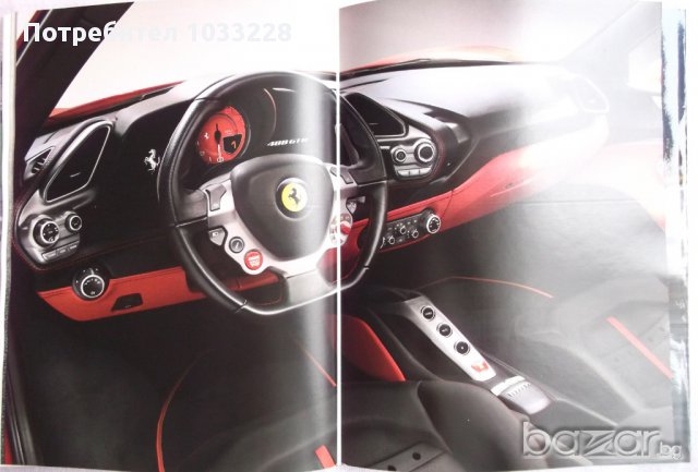 Книга списание каталог брошура автомобили Ferrari 488 GTB, снимка 8 - Списания и комикси - 10941653
