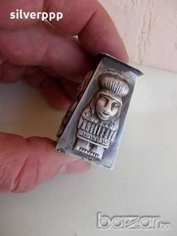 Сребърна солничка - 1, снимка 3 - Антикварни и старинни предмети - 21155317