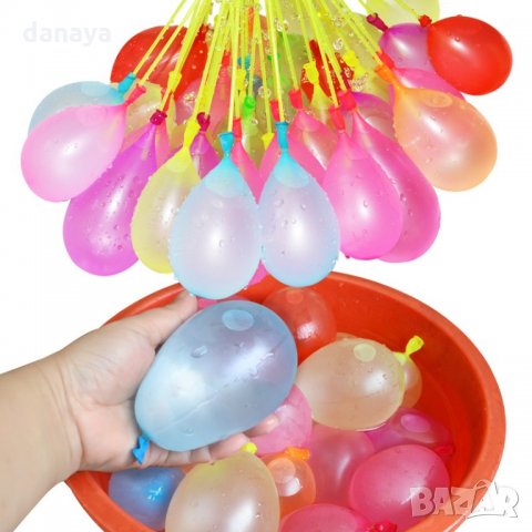 387 Балони водни бомби парти балони връзка с 37 броя балончета водна бомба, снимка 1 - Надуваеми играчки - 21714869