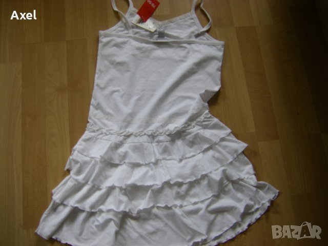 Нова бяла рокля за 158см., снимка 2 - Детски рокли и поли - 25601253