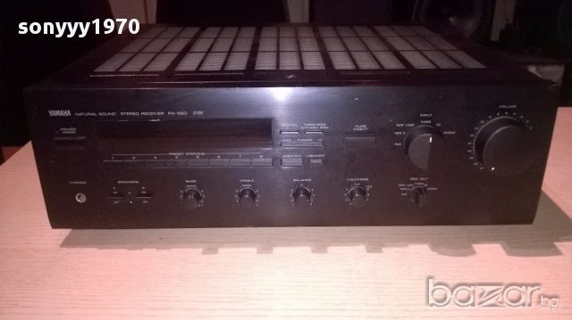 Yamaha rx-550 receiver made in japan-внос швеицария
