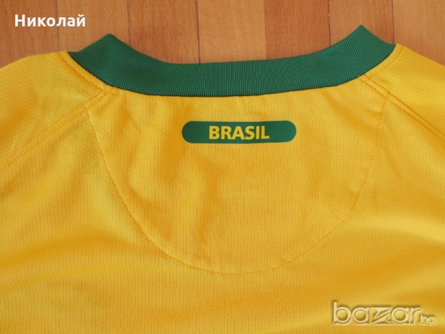 Nike Brasil CBG Official Home Mens Soccer Jersey, снимка 8 - Тениски - 13687667