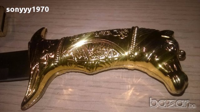 Красив нож за украса/колекция-22/6см-внос швеицария, снимка 5 - Антикварни и старинни предмети - 16097292