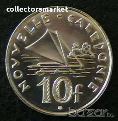 10 франка 2011, Нова Каледония, снимка 1 - Нумизматика и бонистика - 14383117