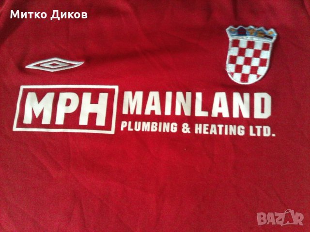 Хърватска тениска Умбро №8 размер Л, снимка 4 - Футбол - 22102387