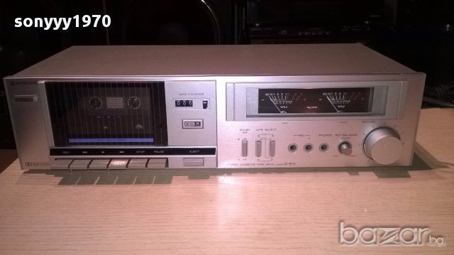 Hitachi d-e11 deck made in japan-внос швеицария, снимка 4 - Ресийвъри, усилватели, смесителни пултове - 15420580
