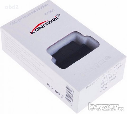 Професионален Konnwei®  ELM327 mini on/off интерфейс за диагностика на автомобили OBD2, 100% универс, снимка 8 - Аксесоари и консумативи - 10274074
