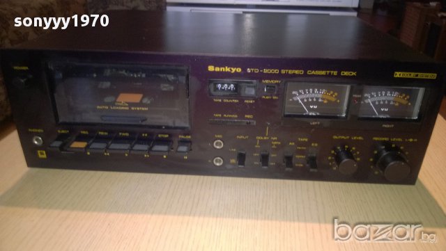 sankyo std-2000 stereo cassette deck-made in japan-внос швеицария, снимка 5 - Ресийвъри, усилватели, смесителни пултове - 9138962
