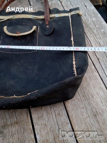 Старинна чанта,торба, снимка 7 - Антикварни и старинни предмети - 19669350