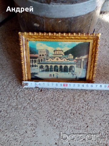 Стара сувенирна картина, снимка 2 - Антикварни и старинни предмети - 17008960