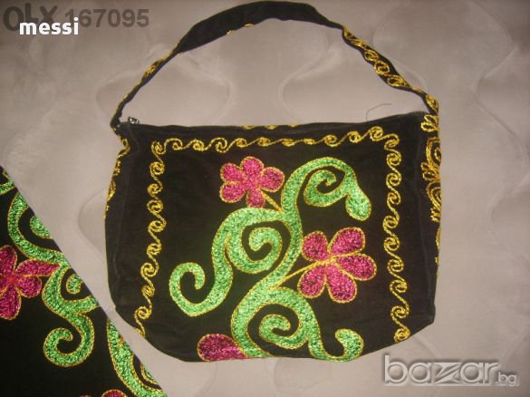 Ръчно вязано сако с чанта , снимка 4 - Сака - 11326537