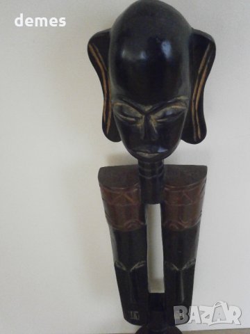  Мъжка и женска фигура Ашанти, Гана, снимка 10 - Колекции - 23589746
