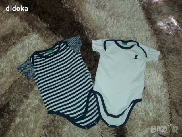 2  бодита benetton , снимка 1 - Бодита за бебе - 24321288