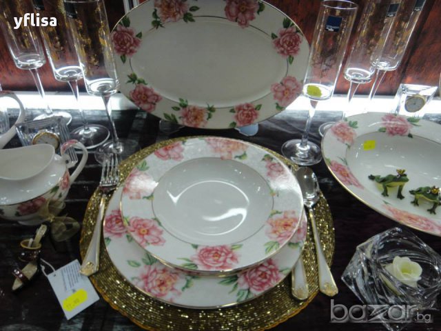 ВИНТИДЖ СЕРВИЗ ЗА ХРАНЕНЕ "РОЗИ" ЗА СЪДОМИЯЛНА МАШИНА, снимка 4 - Сервизи - 15183847