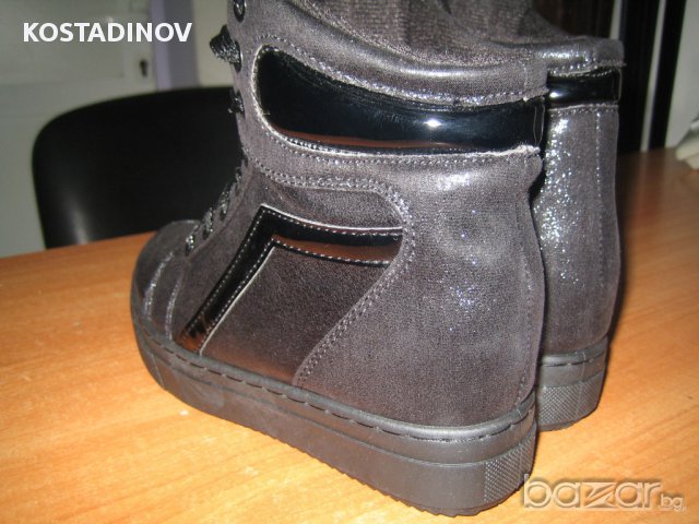 НАМАЛЕНИЕ-дамски кецове м.2544 черни, снимка 4 - Кецове - 17132716