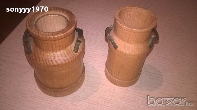 Ретро колекция-гюм 2бр-дърво/месинг-10/7/6см-внос швеицария, снимка 11 - Антикварни и старинни предмети - 17364113