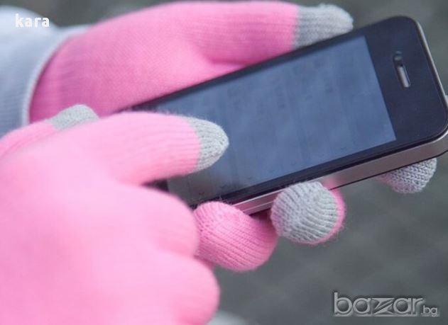 Топли ръкавици за смартфон, снимка 3 - Зимни спортове - 16290911