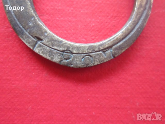 Османска бронзова екзагия теглилка грам кантар тугра 20, снимка 3 - Колекции - 25431131