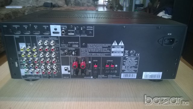 pioneer vsx-521-k-5hdmi-bluetooth-audio/video-multi-channel receiver-от швеицария, снимка 11 - Ресийвъри, усилватели, смесителни пултове - 7524198