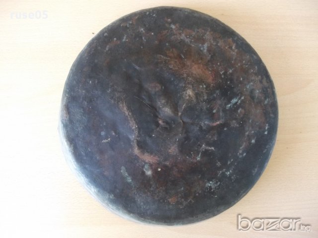 Тава медна стара - 417 гр., снимка 6 - Други ценни предмети - 19225480