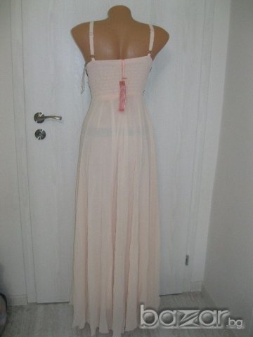 Нова рокля цвят праскова , снимка 5 - Рокли - 18469949
