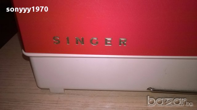 Singer-made in france 25х24х11см-ретро колекция-внос швеицария, снимка 10 - Антикварни и старинни предмети - 17567362