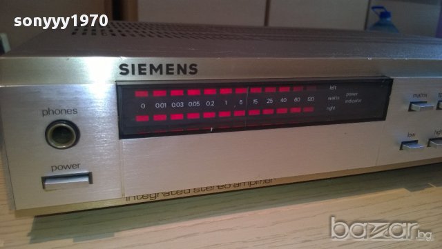 siemens rv-333 stereo amplifier-380watts-внос швеицария, снимка 6 - Ресийвъри, усилватели, смесителни пултове - 11444787