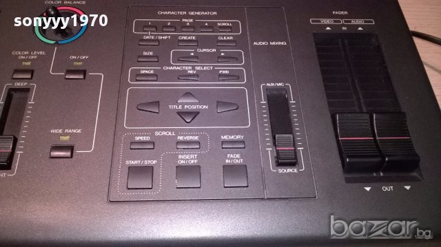 Jvc jx-sv77 video editing processor-made in japan-внос швеицария, снимка 8 - Ресийвъри, усилватели, смесителни пултове - 16289685