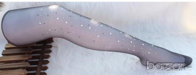 Дамски чорапогащник с камъни камъчета диаманти диамантчета различни цветове, снимка 12 - Бельо - 9469628