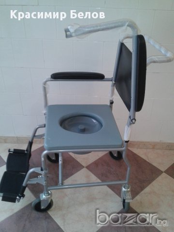 Комбиниран стол за баня и тоалет MC 100-P, снимка 2 - Други стоки за дома - 13579808