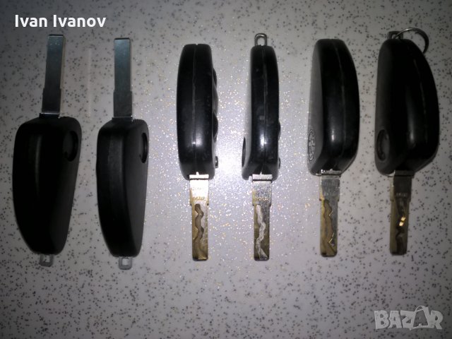Ключове за Алфа Ромео 156 с 2 бутона - стари, снимка 4 - Части - 25115144
